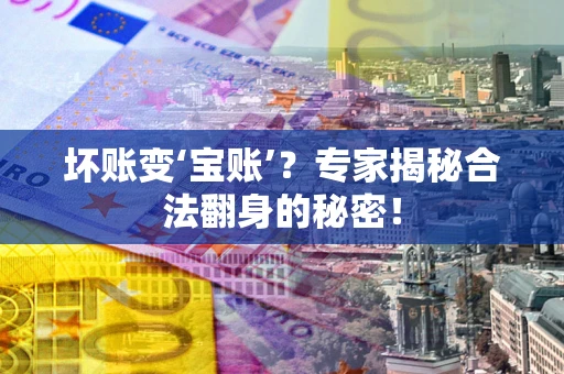 济南坏账变‘宝账’？专家揭秘合法翻身的秘密！