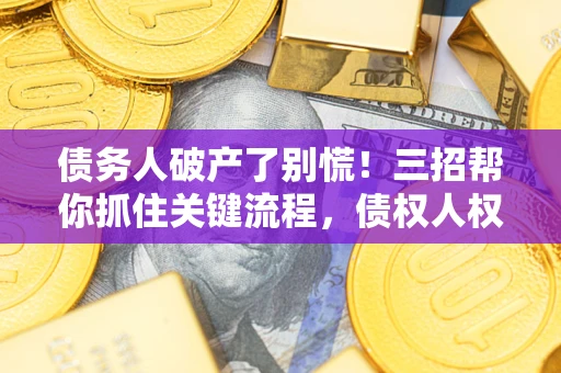 济南债务人破产了别慌！三招帮你抓住关键流程，债权人权益不再缩水