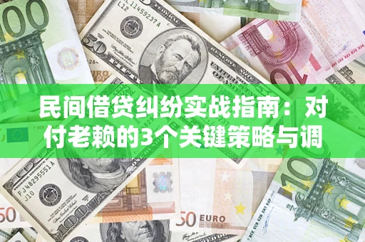 济南民间借贷纠纷实战指南：对付老赖的3个关键策略与调解盲区解析