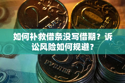济南如何补救借条没写借期？诉讼风险如何规避？