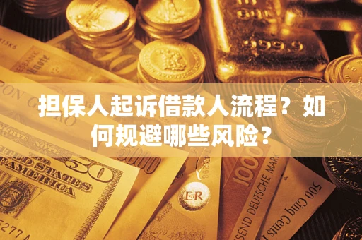 济南担保人起诉借款人流程？如何规避哪些风险？