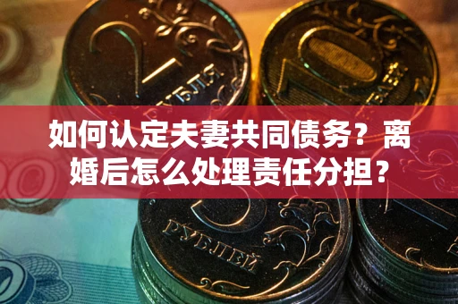 济南如何认定夫妻共同债务？离婚后怎么处理责任分担？