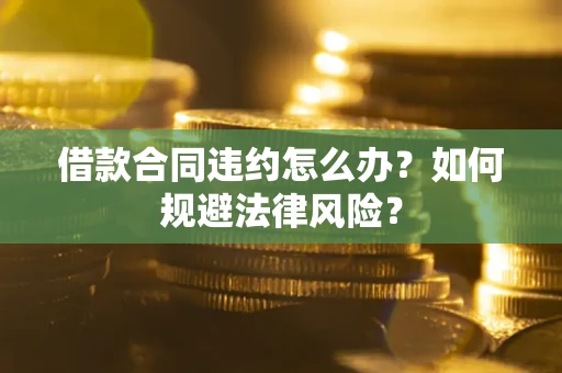济南借款合同违约怎么办？如何规避法律风险？